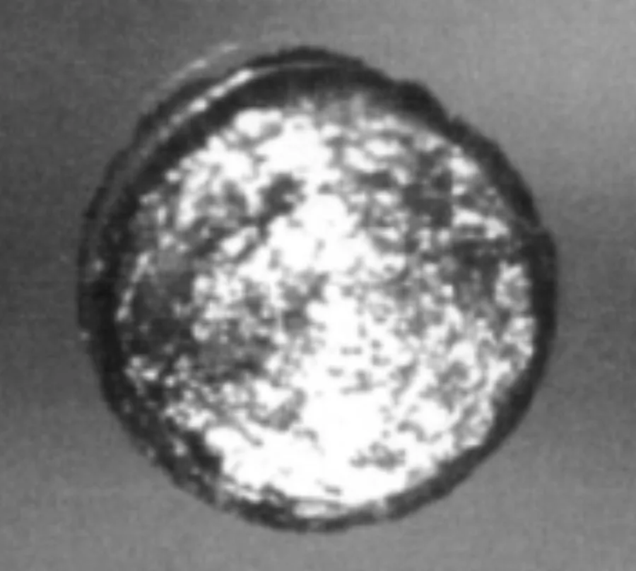 A very small disc of californium metal.