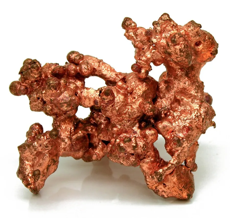 Copper sample. Appearance can vary with surface and storage conditions.