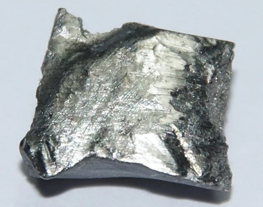 Terbium sample. Appearance can vary with surface and storage conditions.