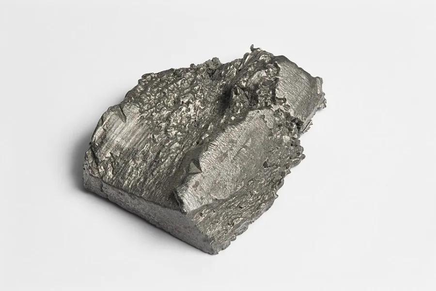 Yttrium sample. Appearance can vary with surface and storage conditions.