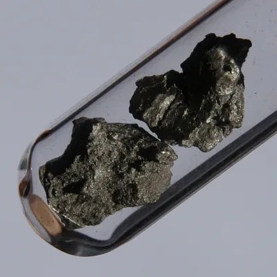 Zirconium. Appearance depends on surface and storage conditions.